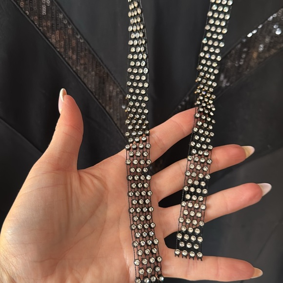 Marc Cain Black Sequin Hoodie - Picture 3 of 7